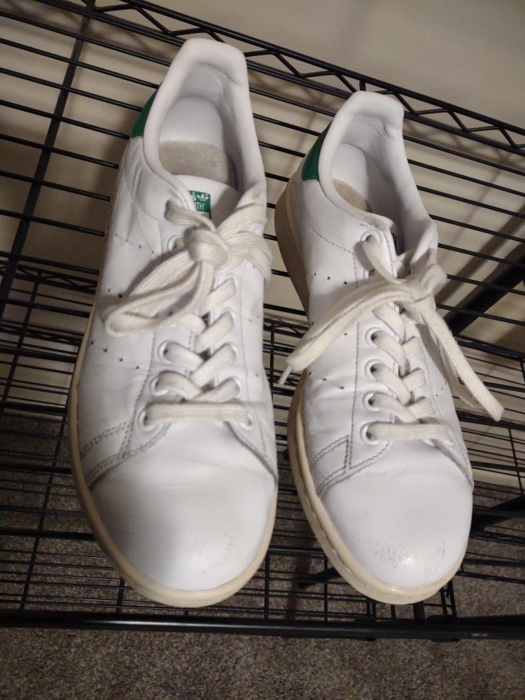 Rare Adidas Stan Smith Tennis Pro Green And White Size Tennis Shoes