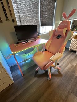 Desk and chair