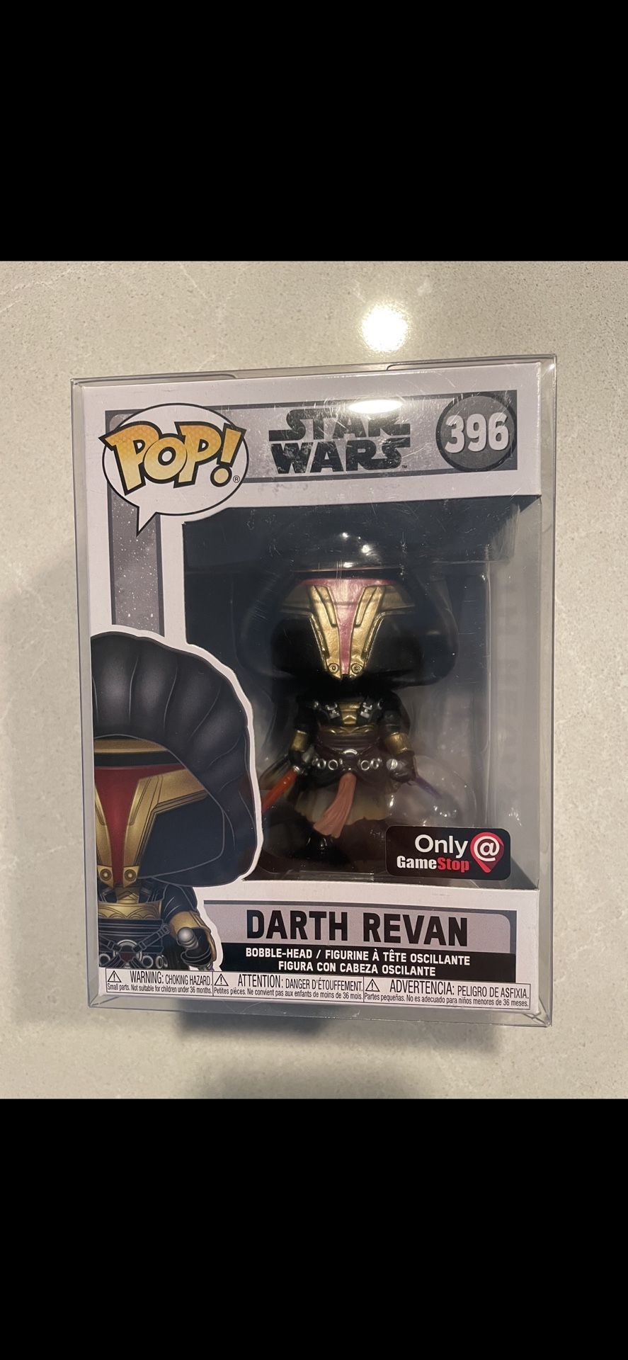 Darth Revan Funko Pop *MINT* GameStop Exclusive KOR Star Wars Knights of Old Republic 396 with protector