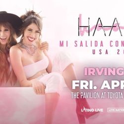 HAASH FRIDAY 4/21/23 
TOYOTA MUSIC FACTORY 
Sec 202, Row B, Seats 25-28
4 PACK / $125 EACH 