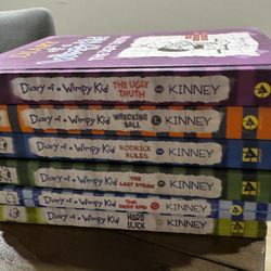 Diary Of A Wimpy Kid  - 6 Books