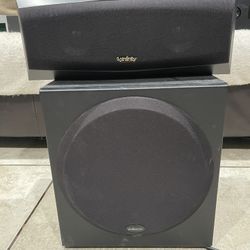Have 2 10 Inch Polk Subwoofers And One Infinity Center Speaker 