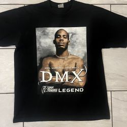Vintage DMX Ruff Ryders Legend Shirt Mens 2XL Black Rap Tee Earl Simmons