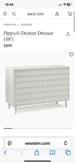 West Elm Pippa 6-Drawer Dresser