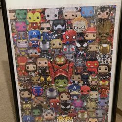 Funko Puzzles Framed $20