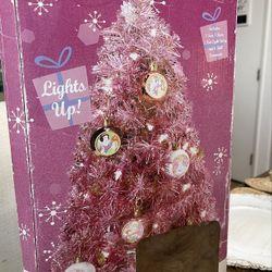 Vintage  Disney small Christmas tree very old but light work everything in good condition No 