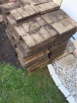 Patio brick pavers blocks