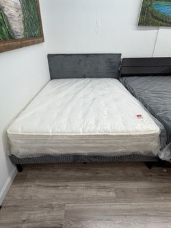 New  12” Queen Eurotop Mattress – Medium Firm Support ✨ Shop with $0 down 🖤 same day delivery