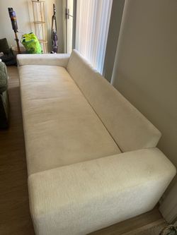 Cream White Modern Sofa Couch