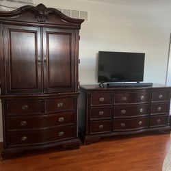 Chest of Drawers and Armoire 
