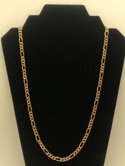 6mm Gold Figaro Chain #29807