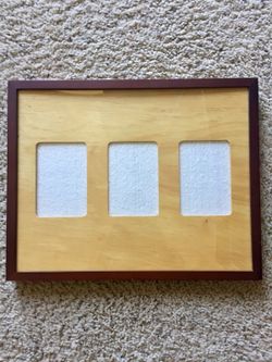 Mahogany picture frame