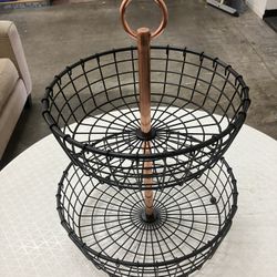 Two Tier Fruit Basket