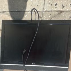 LG Flat Screen TV with Power Cable