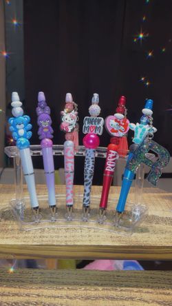 Beaded Pens And Keychains