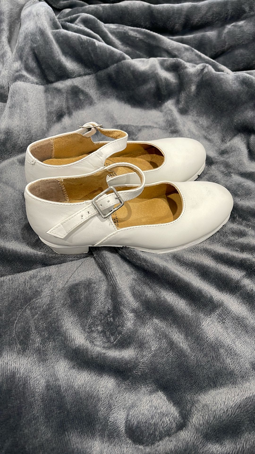 White Folklorico Shoes 