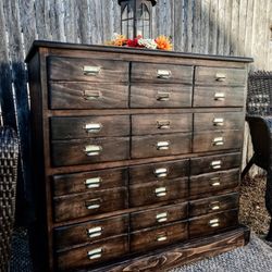 Vintage Dresser ( Faux Apothecary)
