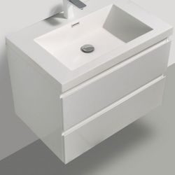 36” bathroom vanity with top