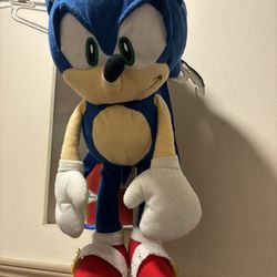 Tails Sonic The Hedgehog Plush Figure Stuffed Doll Backpack 