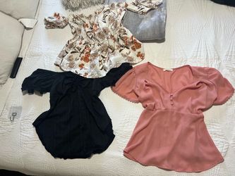 3  woman’s tops  size L all for $10