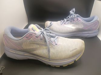 Brooks Women's Ghost 14 Neutral Running Shoes Lilac/Purple/Green Size 9.5 Medium