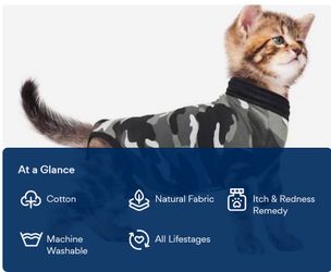 After Surgery Recovery Suit For Cat