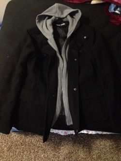 Black brand new p-coat