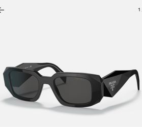 Prada Milano Black Geometric Sunglasses