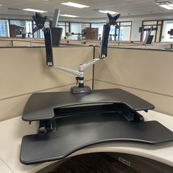 Varidesk Dual Monitor Arms