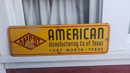 Metal amcot signed $50 firm