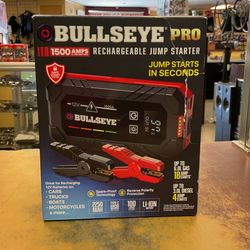 Bullseye 2250MAH 1500AMP Rechargeable Jump starter