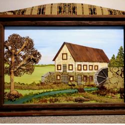 3-D Farmhouse Painting
