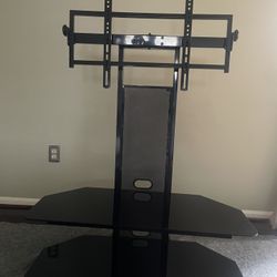 Free Standing TV with glass shelves 