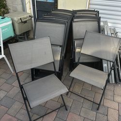 Folding Patio chairs 25 pc