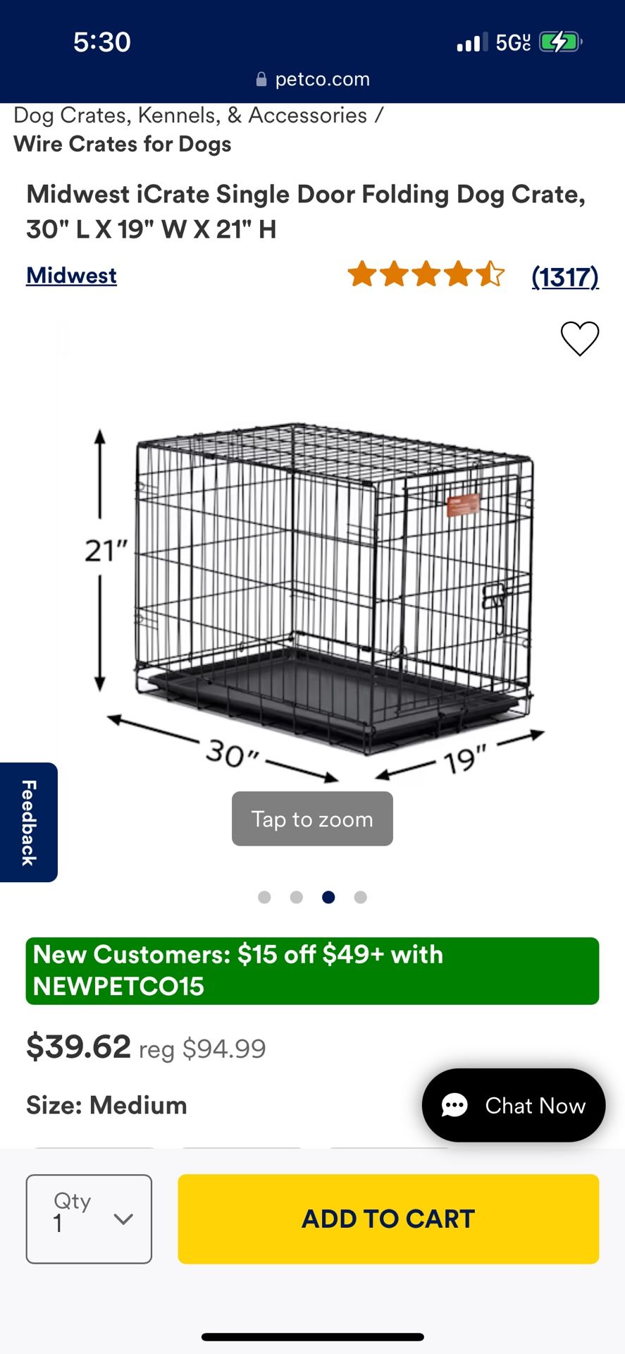 Medium Dog Crate