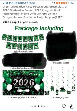 Graduation decorations for class 2026
