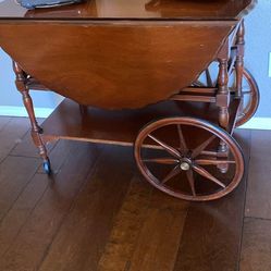 Mahogany Antique Tea Cart