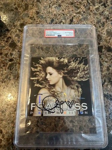 Taylor Swift Autographed Fearless CD Booklet, PSA/DNA Certified