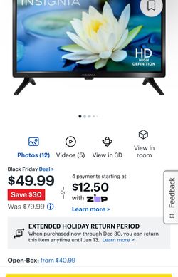 Insignia 30’ Tv ( No Remote) 