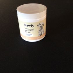 Dog PAWFY . Used to “soften coat and sooth dry skin”