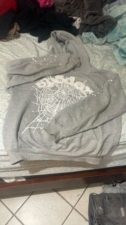Grey Sp5der Hoodie