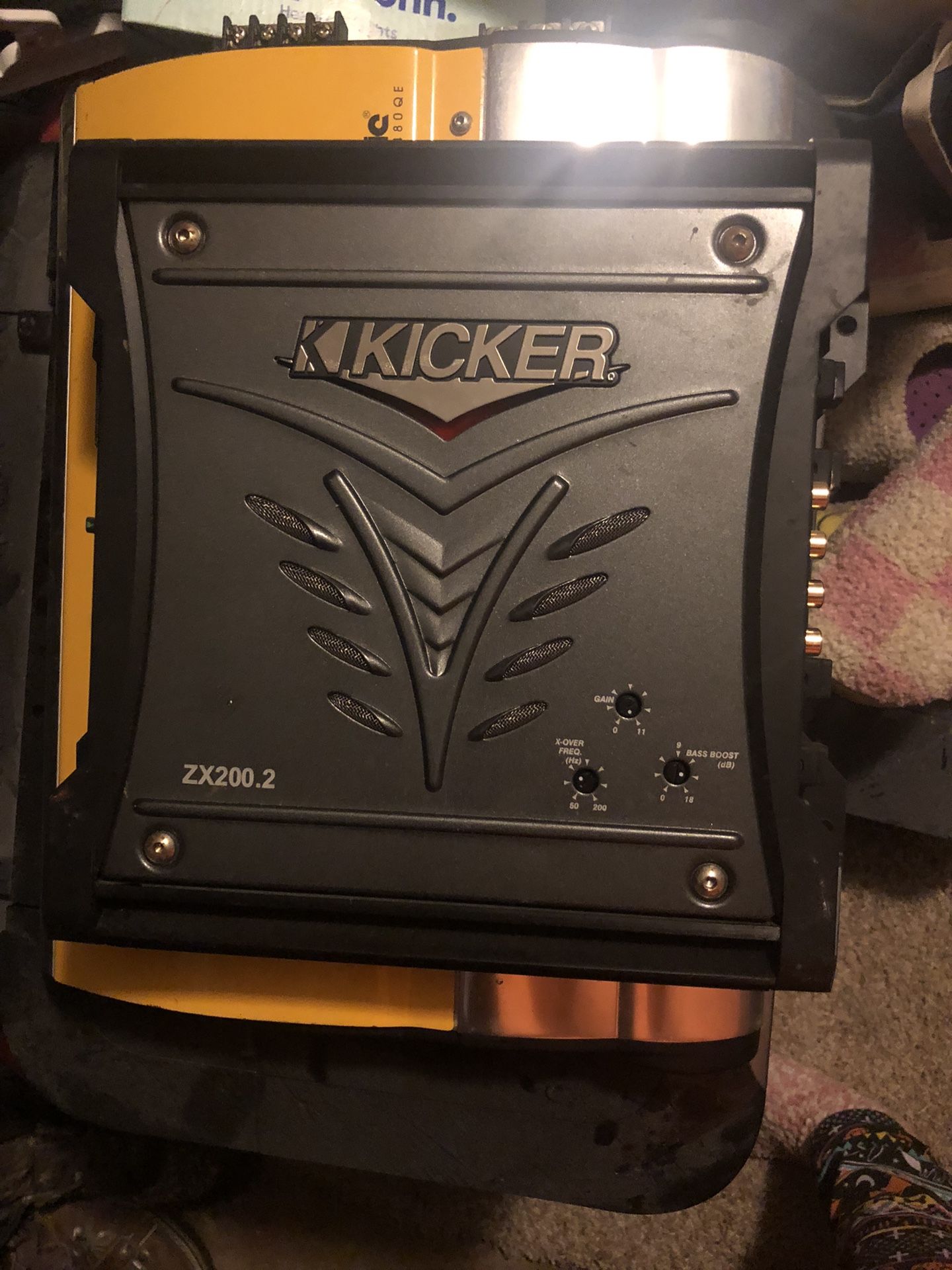 Kicker ZX200.2 car amplifier