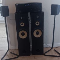 Sony Receiver & Sony Speakers 