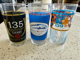 Kentucky Derby glasses