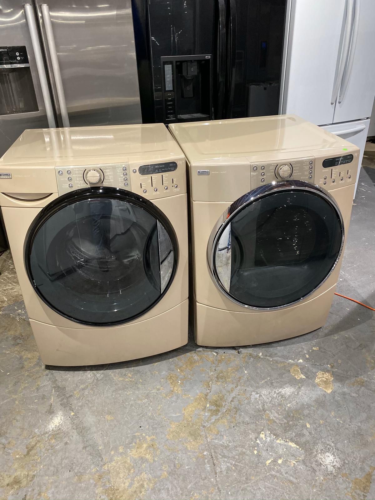 USED KENMORE ELITE HE5 WASHER AND GAS DRYER