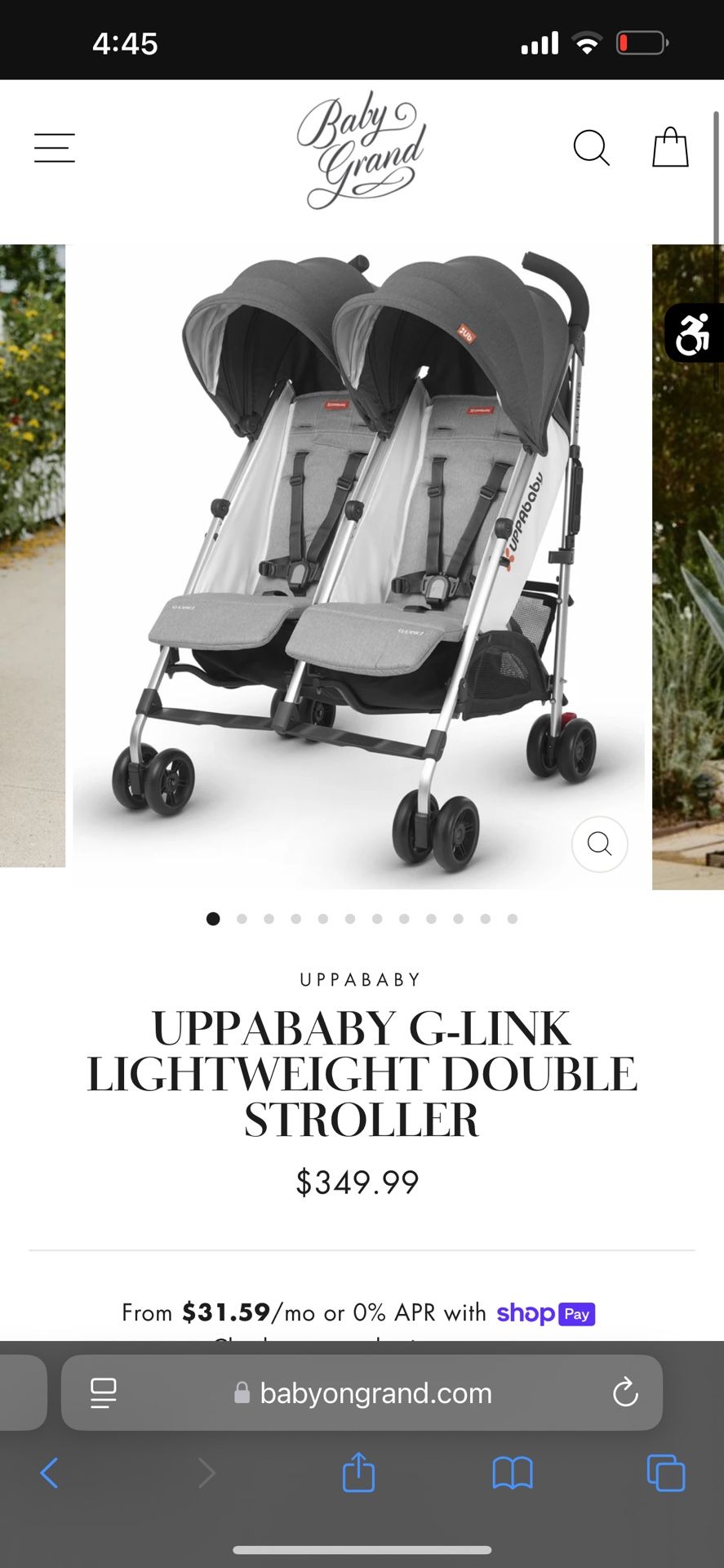 G Link Uppababy Stroller