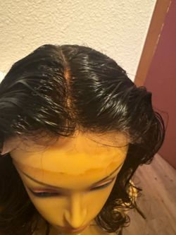 STUDENT PRACTICED LACE WIG