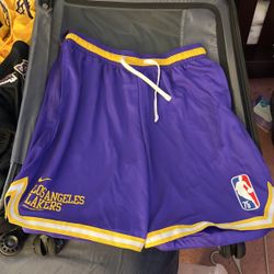 Lakers 75th Anniversary Athletic Basketball Shorts 