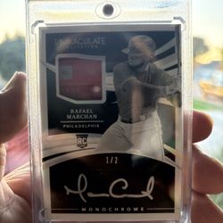 1/2 RPA Rafael Marchan Baseball Card