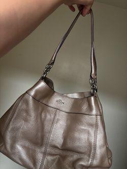Coach leather shoulder bag